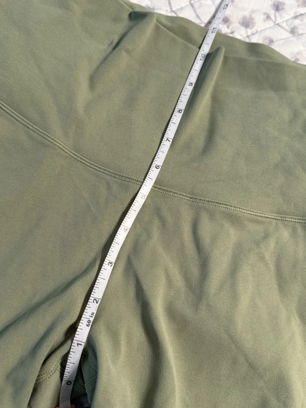 Nike Dri-FIT Yoga leggings in Olive M